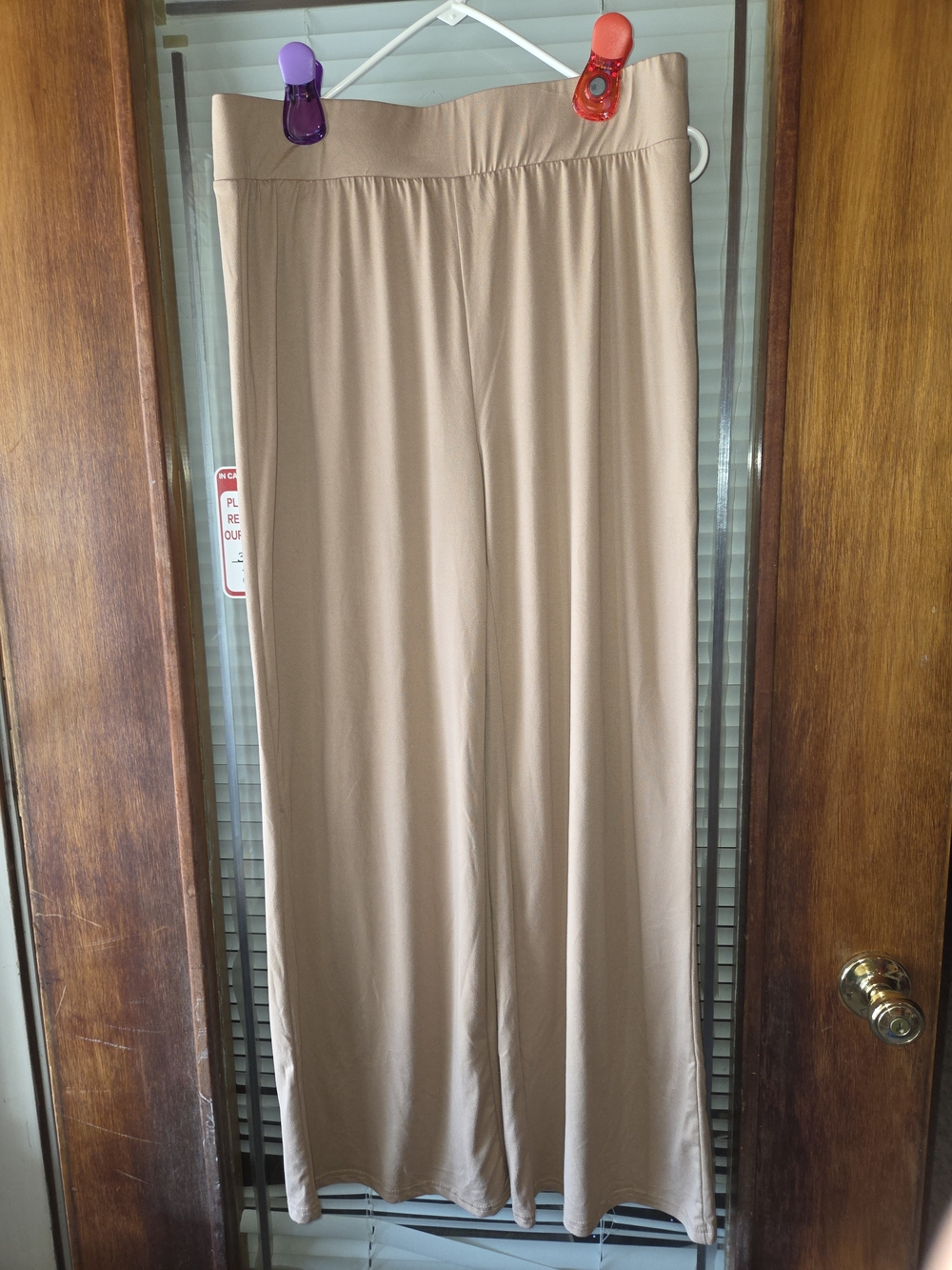 just be Taupe Wide-Leg Pull-On Lounge Pants
